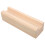 Wood Full Length Mirror Stand Light Yellow 25cm 4