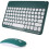 Retro Bluetooth Keyboard and Mouse Combo Ultra Slim 1