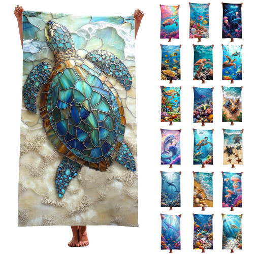 Microfiber Beach Towel Quick-Dry 70x150cm Lightweight