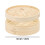 Bamboo Steamer Basket 18cm Multi-Tier Reusable 3