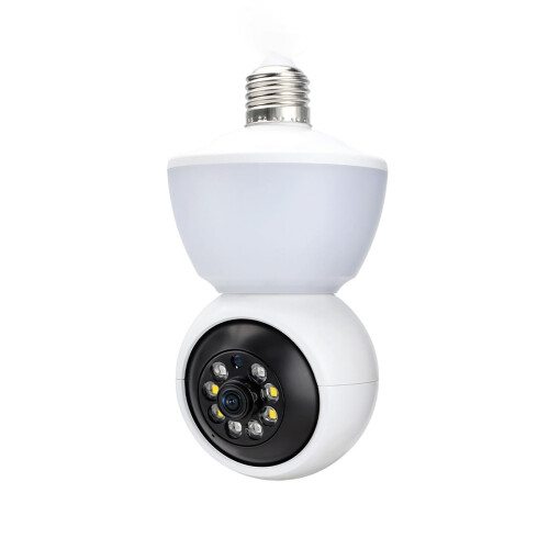 Light Bulb Surveillance Camera 360 Night Vision HD