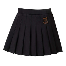 Girl's School Uniform Scooter Skirt Black 5-6 Years