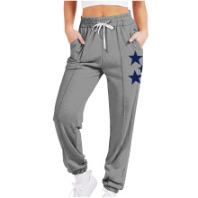 Women's Sweatpants Elastic Waist Straight Leg Loose Fit