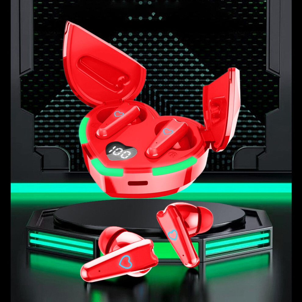 Heart-Shaped Bluetooth Earbuds With Anc And Charging Case 913211499870