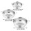 Stainless Steel Fine Mesh Strainer Bowl 12 cm 3