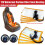 Carbon Fiber Heated Seat Pad Kit with Switch 12V 2