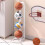 Basketball Storage Rack 4-Tier Indoor Vertical Stand 2