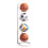 Basketball Storage Rack 4-Tier Indoor Vertical Stand 7