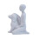 Man and Dog Resin Figurine Heartwarming Keepsake 4