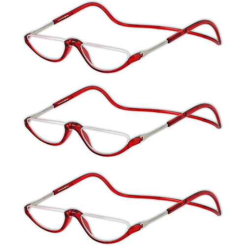 Magnetic Reading Glasses for Men and Women 3 Pack