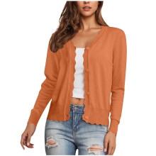 Women's Cardigan Sweater Fall Lightweight Open-Front