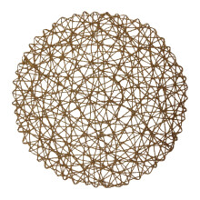 Braided Round Placemats Set Non-Slip Heat Resistant 6 Pack