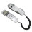 Wall Mount Telephone with LCD Display and DTMF Support 4
