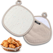 Silicone Pot Holders with Pockets Heat-Resistant Non-Slip
