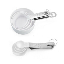 Ronde maatlepels PP 8-delige set