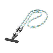 Type-C to Type-C 240W Fast Charging Cable – 5A Nylon Braided, Wearable Bracelet Design Lanyard & Crossbody Strap, 47.24", compatible with laptop,