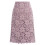 Dames A-lijn rok van kant, knielengte, plus size 2