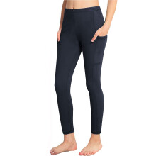 Marineblaue Leggings mit Taschen für Kleinkindermädchen, Größe 4T