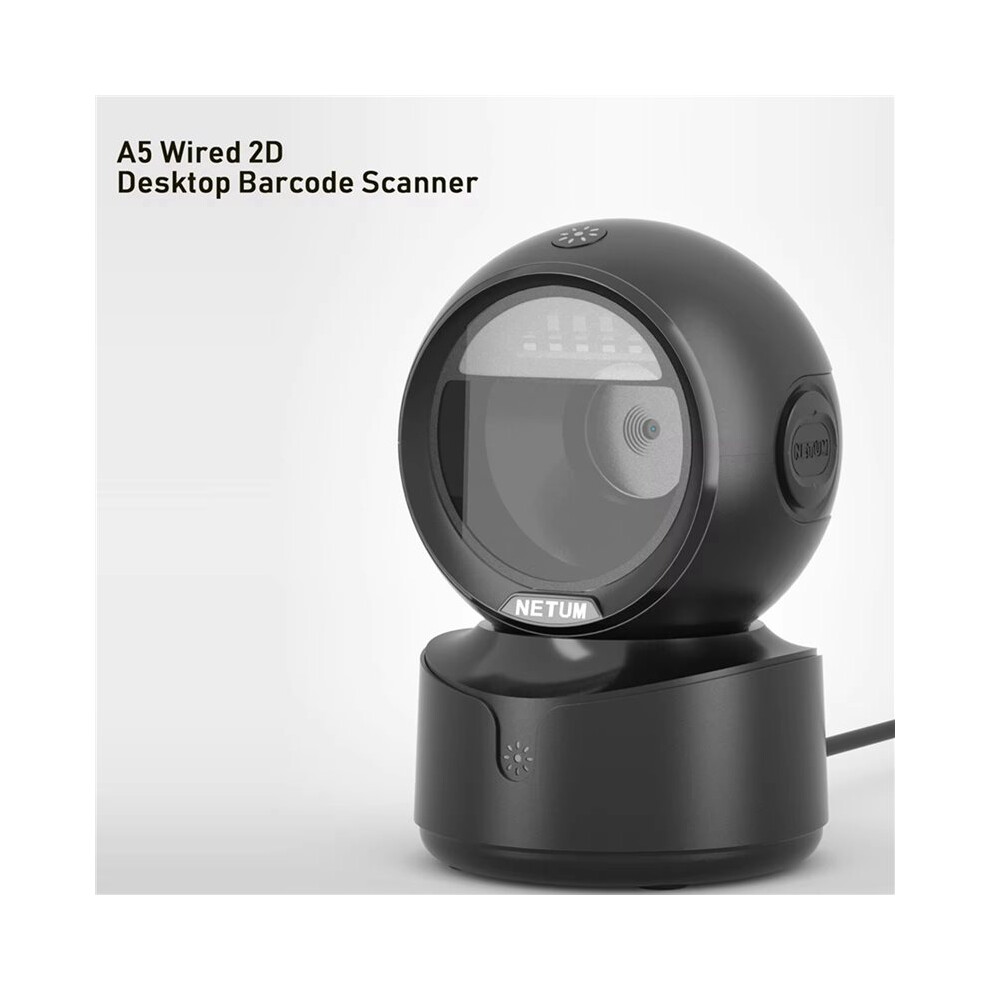 3X Netum A5 Desktop 2D Qr Barcode Scanner, Hands Free Omnidirectional Usb Barcode Reader 1D Qr Screen 6031772160894