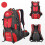 Wanderrucksack 50L, leicht, mit mehreren Fächern 1