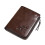 Men's RFID-blocking leather wallet with zipper and 1