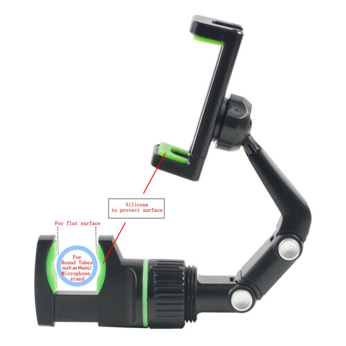 Phone Holder for Guitar Head 360 Rotatable with Clip 1