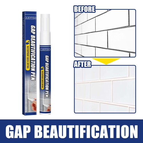 White grout pen waterproof tile marker 5mm tip 20g