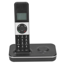 Gupbes D1002 cordless phone with keyboard lock, black