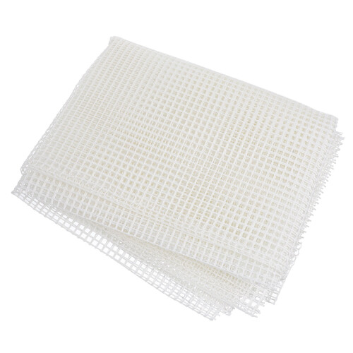 Blank rug hooking mesh white craft sheet 1