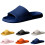 Men's Black Slippers Quick-Drying Lightweight Size 10.5 4