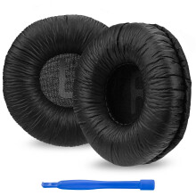 Replacement Ear Pads for JBL JR300, JR300BT, T450BT, T500BT, Tune 500/500BT/510BT (Leatherette, Black) – Compatible with