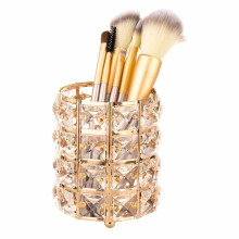Porte-stylo en cristal, accessoire de décoration de mariage en métal