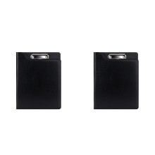 Leather A4 Clipboard with Cover 2-Pocket