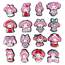 My Melody PVC cipődísz csomag 16 darabos