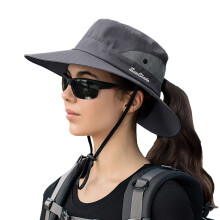 Women's Foldable Wide Brim Sun Hat Adjustable Breathable