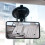 Espelho retrovisor para para-brisa com ventosa ajustável, preto. 2