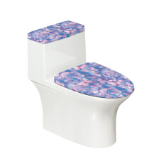 Toilet Seat Covers Set 2 Piece Set 17x21 Inches Stylish Colorful Butterfly Pattern