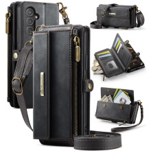 CaseMe portemonneehoesje voor Samsung Galaxy A54 zwart