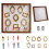 Mini Museum Silhouette Box Kit with Mini Figurines and Gold 1