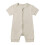 Baby Romper Solid Color Zipper Jumpsuit Summer One-Piece 1