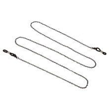 Eyeglass Chains Fashion Accessory Black Stainless Steel 1Pack