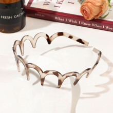 U-Shape Toothed Hair Comb Headband for Women & Teens – Reversible High-Crown Design, Compatible with All Hair Types, 1PC