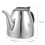 Kitchen Water Kettle Silver 1.5L Round Bottom Spout 2