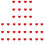 Love Heart Cupcake Toppers Red 36 pcs 1