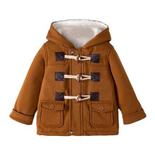 Boys Winter Jacket Baby Hooded Jacket Outerwear Duffle Zipper Winter Coat Boys Winter Clothes