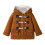 Boys Winter Jacket Hooded Duffle Coat with Zipper 1