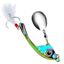 Fishing Spinners VIB Tremor Sequins Trout Spinners Metal Minnow Popper Crank Baits Trout Fishing Lures With Hooks For Saltwater Freshwater Trout