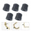 Trombone Slide Rubber End Covers Black 5 Pcs 1