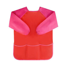 Kids Art Smock Red Long Sleeve 3 Pockets 17x18x1cm