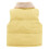 Gilet imbottito per bambini foderato in pile, giallo, taglie 4-12 3